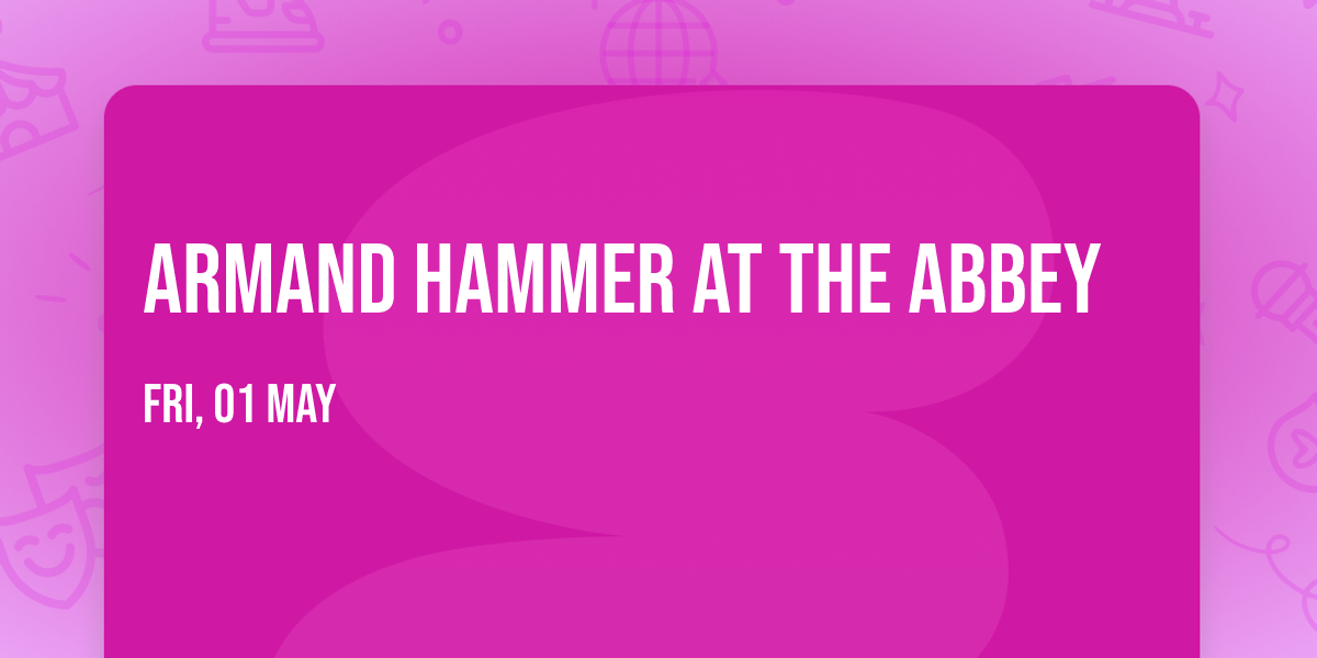 Armand Hammer at The Abbey