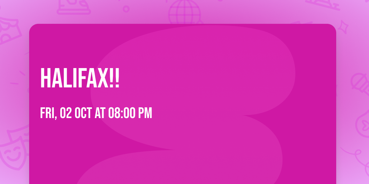 Halifax!!