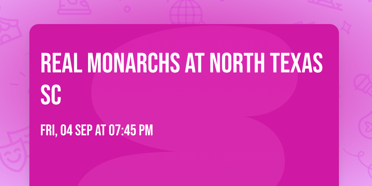 Real Monarchs at North Texas SC