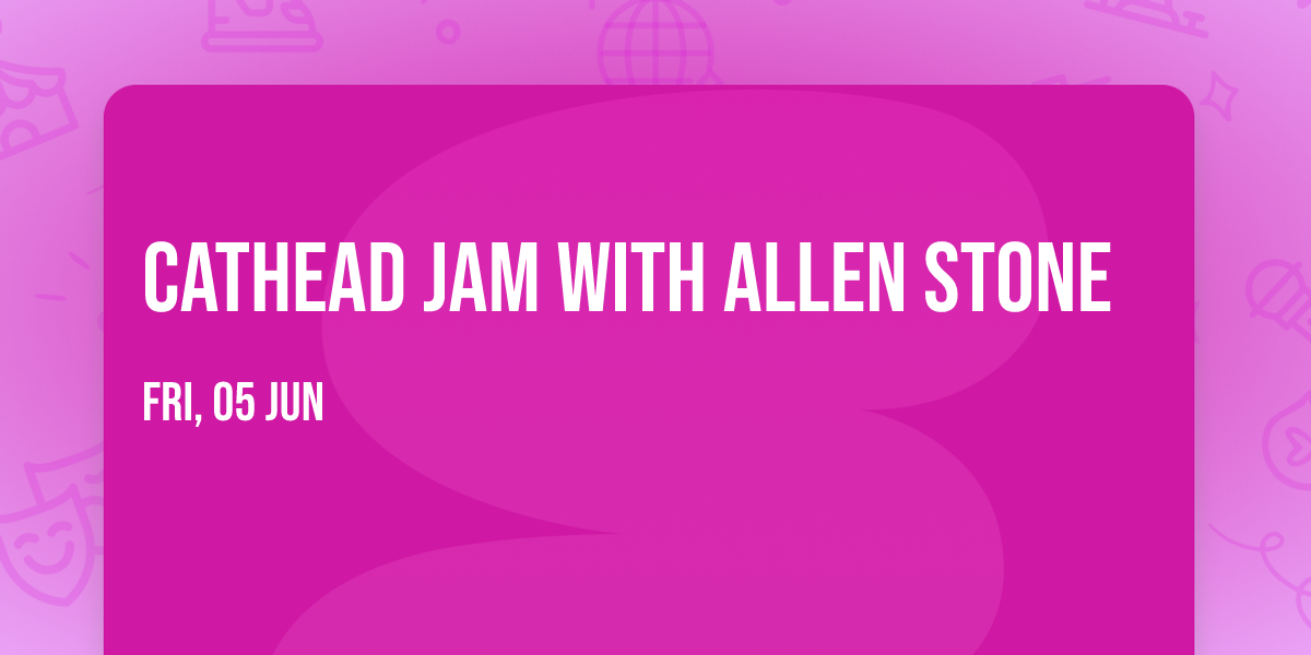 Cathead Jam with Allen Stone