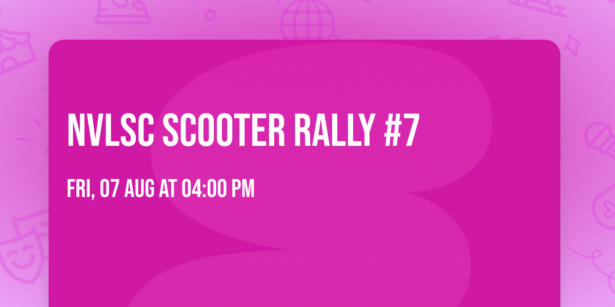 NVLSC Scooter Rally #7