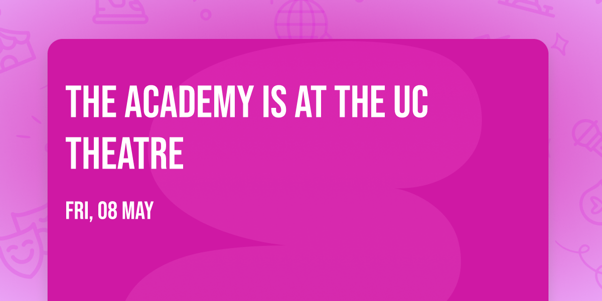 The Academy Is at The UC Theatre