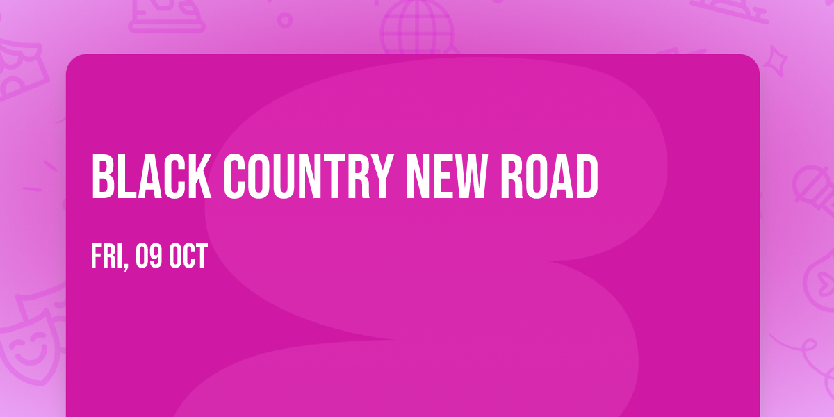 Black Country  New Road