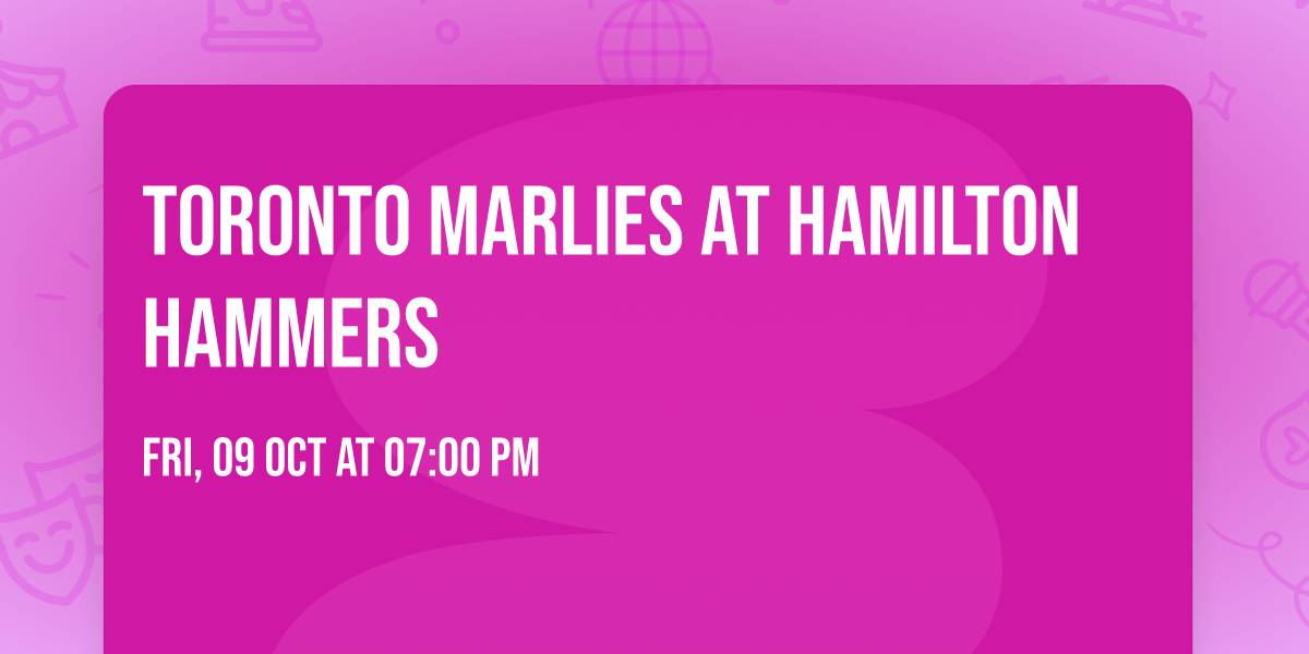 Toronto Marlies at Hamilton Hammers