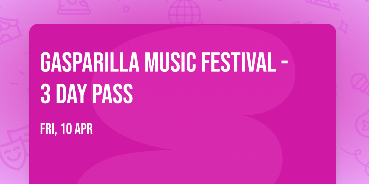 Gasparilla Music Festival - 3 Day Pass
