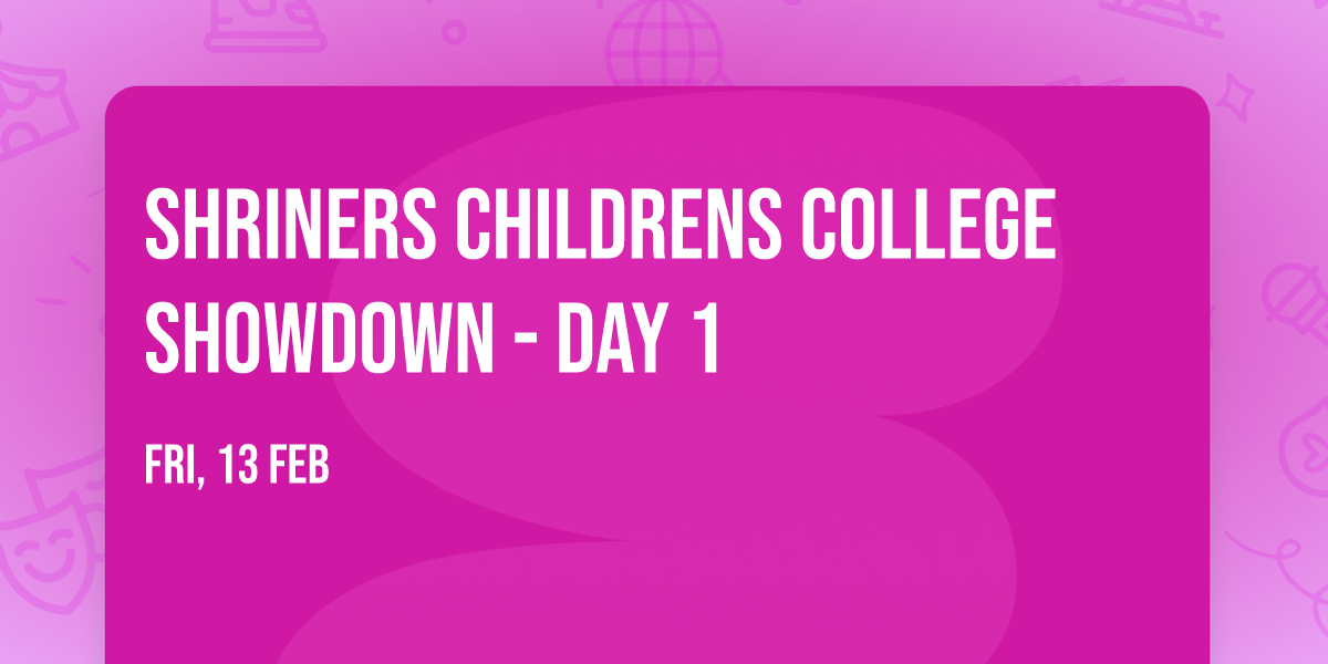 Shriners Childrens College Showdown - Day 1