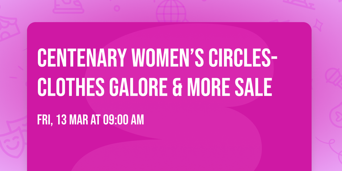 Centenary Women\u2019s Circles-Clothes Galore & more sale