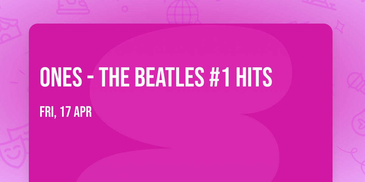 Ones - The Beatles #1 Hits