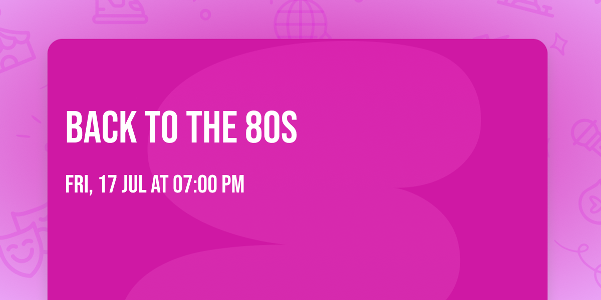 Back to the 80s