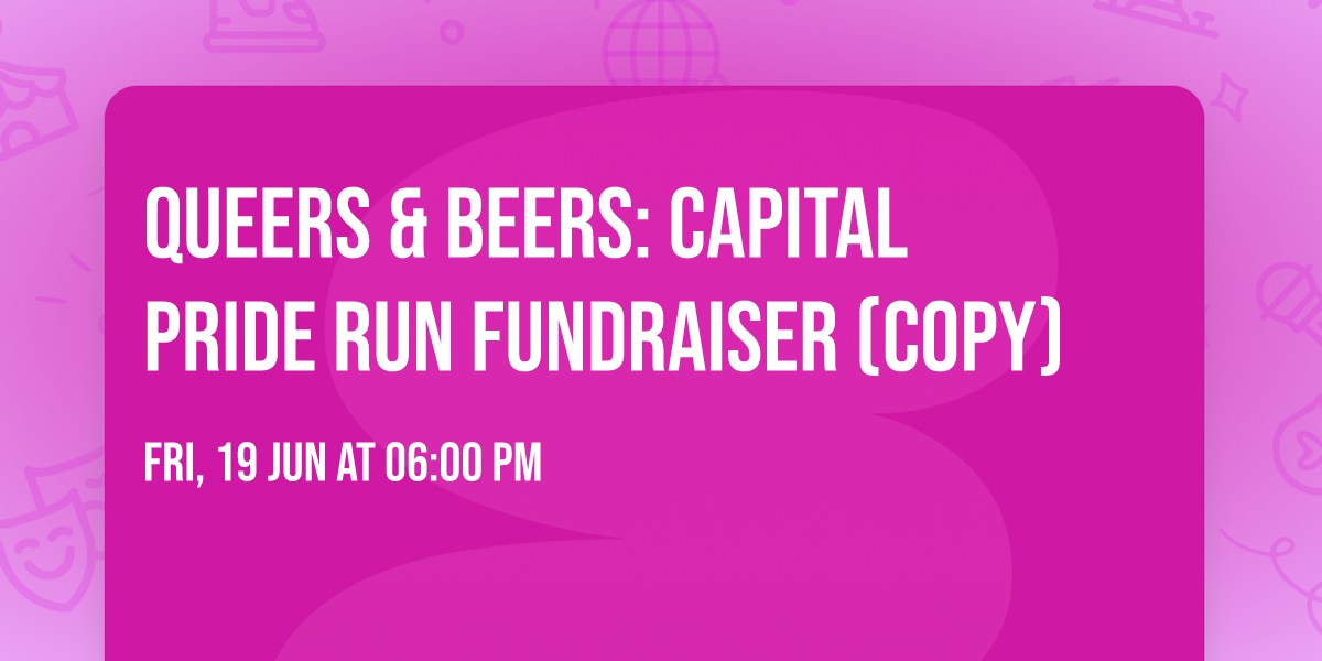Queers & Beers: Capital Pride Run Fundraiser (copy)