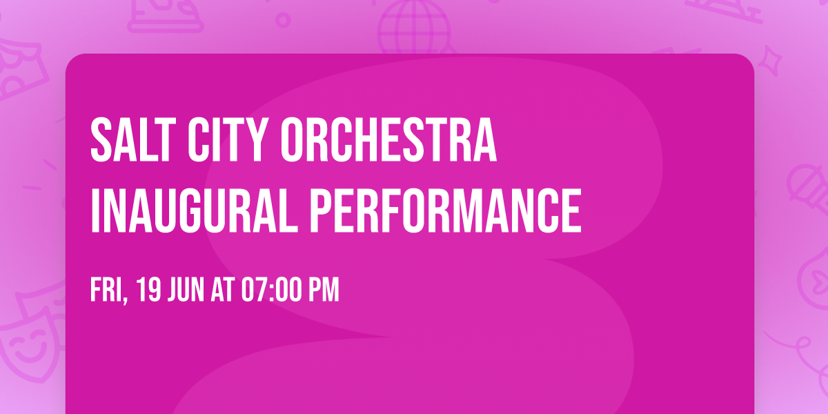 Salt City Orchestra inaugural performance 