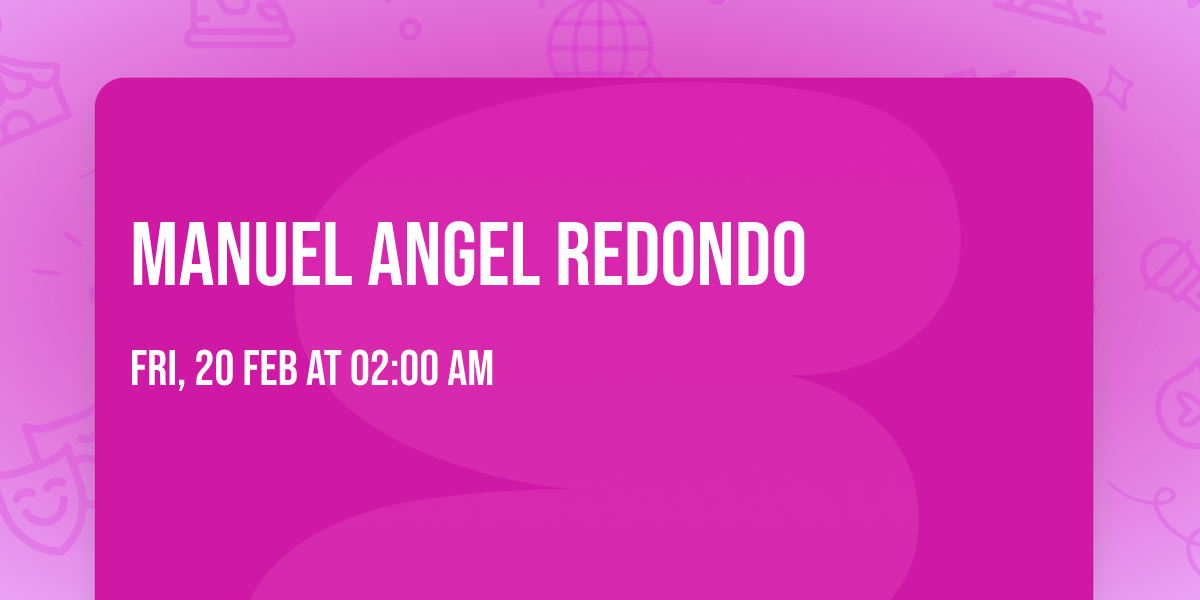 Manuel Angel Redondo