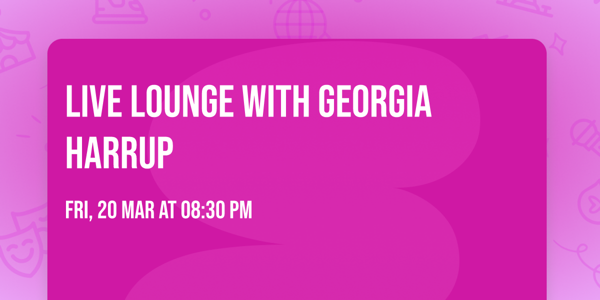 Live Lounge with Georgia Harrup