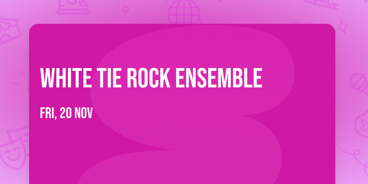 White Tie Rock Ensemble