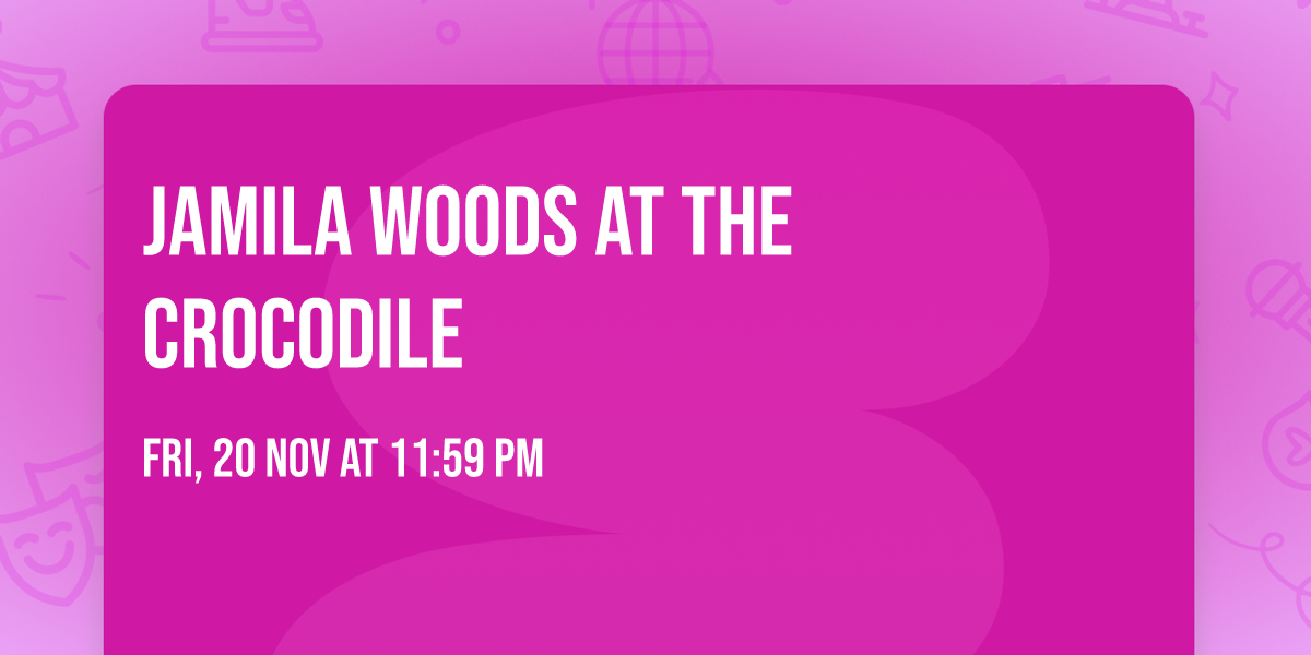 Jamila Woods at The Crocodile