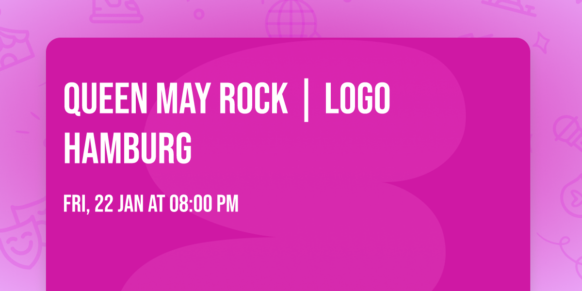 QUEEN MAY ROCK | LOGO Hamburg