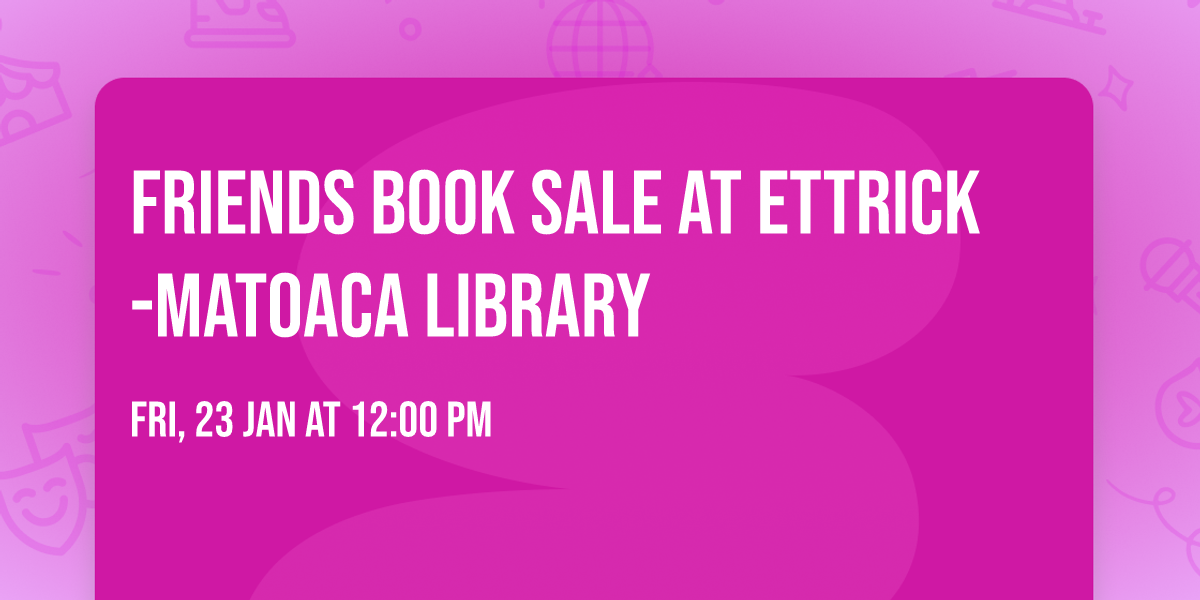 Friends Book Sale at Ettrick-Matoaca Library