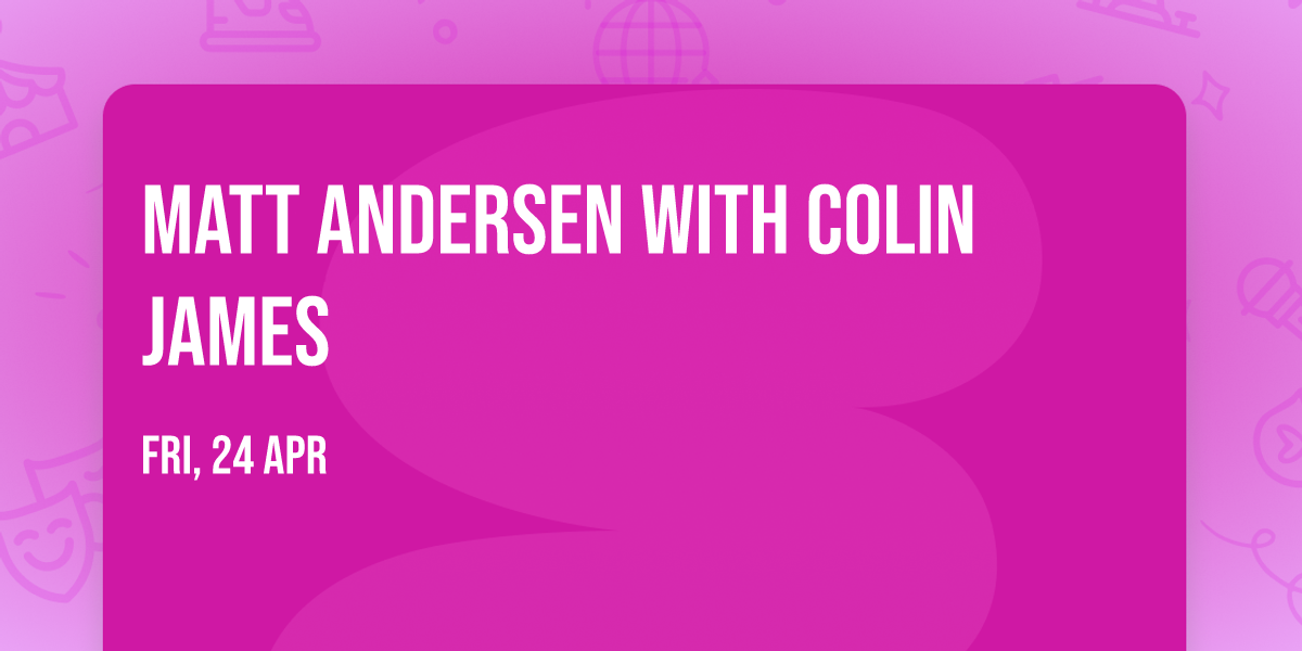 Matt Andersen with Colin James