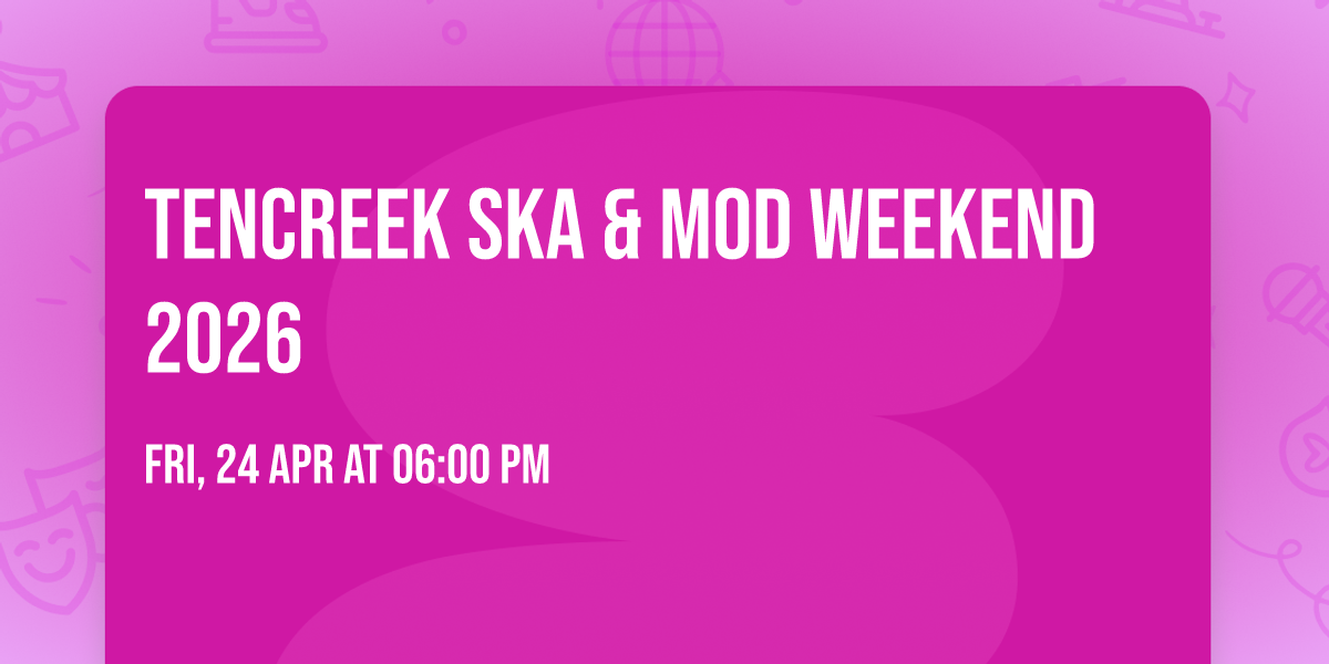 Tencreek Ska & Mod weekend 2026