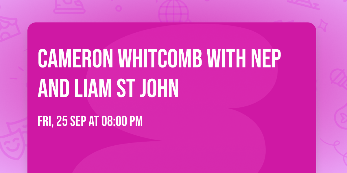 Cameron Whitcomb with Nep and Liam St John