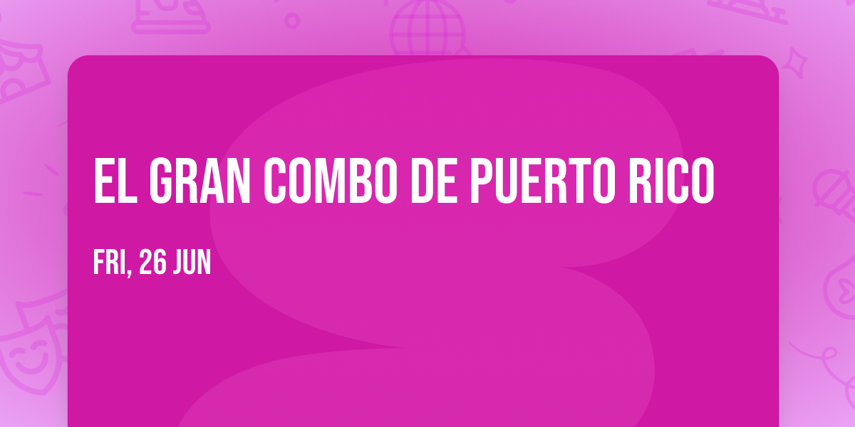 El Gran Combo de Puerto Rico