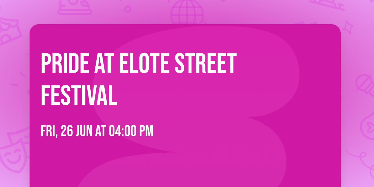 Pride at Elote Street Festival