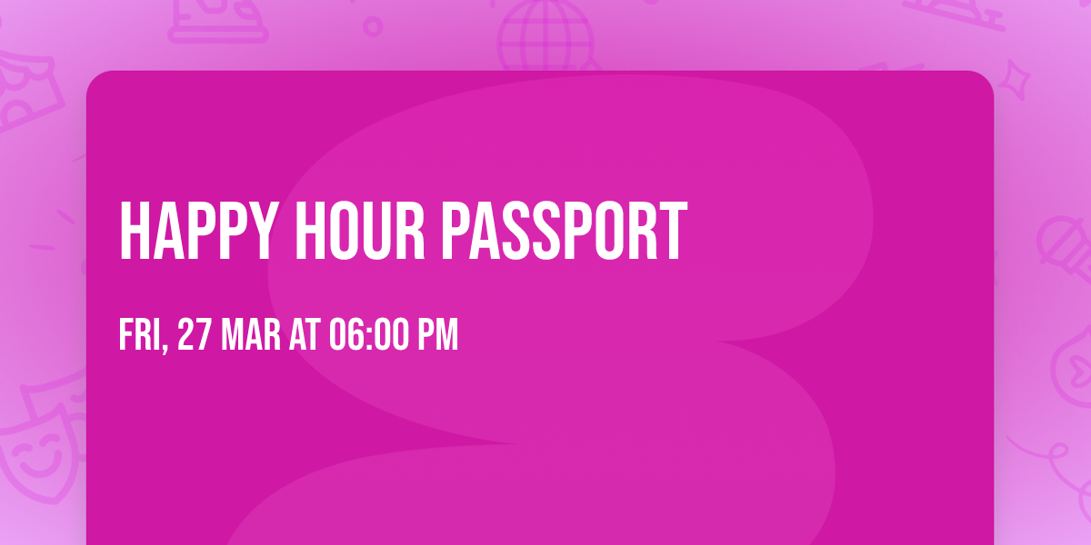 Happy Hour Passport