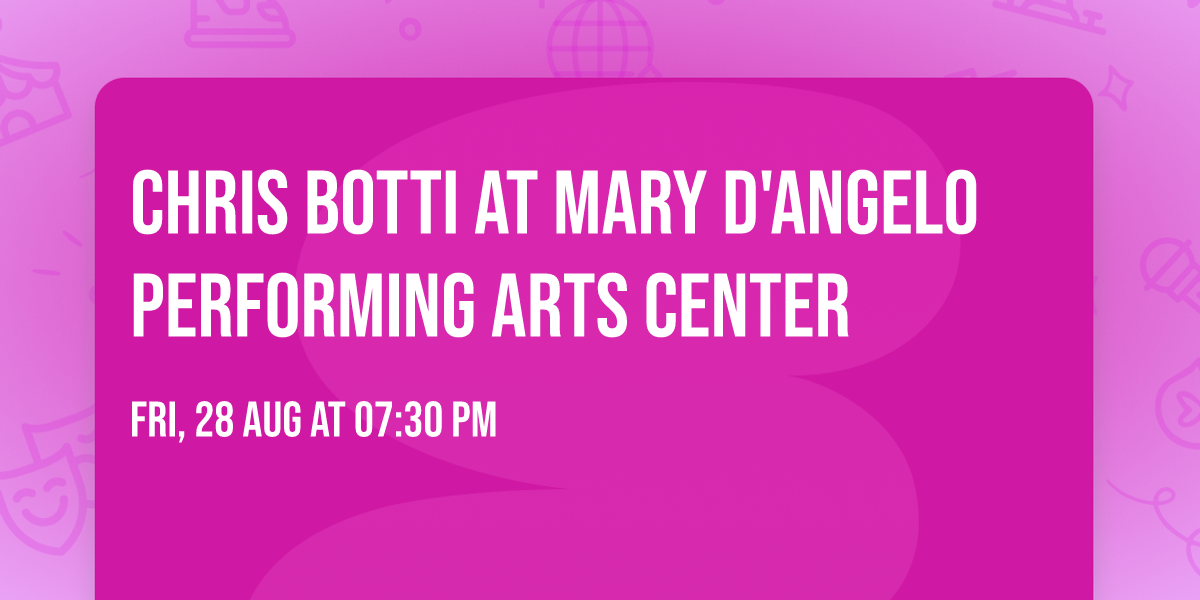 Chris Botti at Mary D'Angelo Performing Arts Center