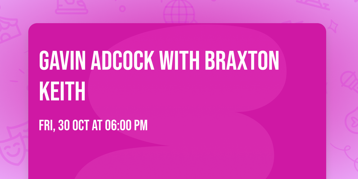 Gavin Adcock with Braxton Keith