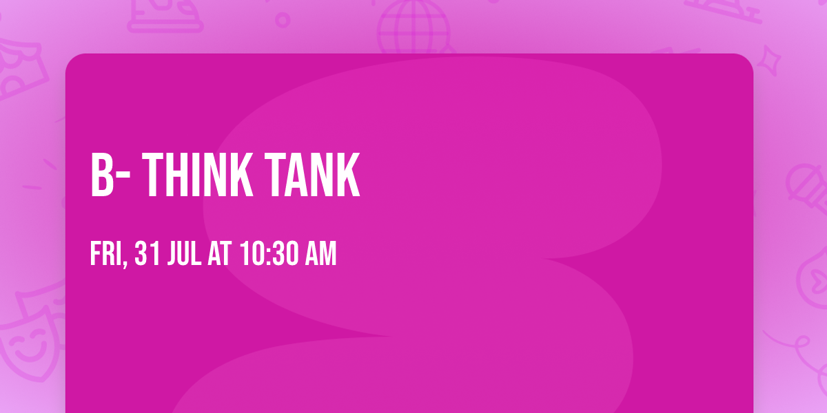 B- think tank