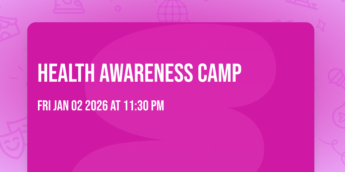 Health Awareness Camp 