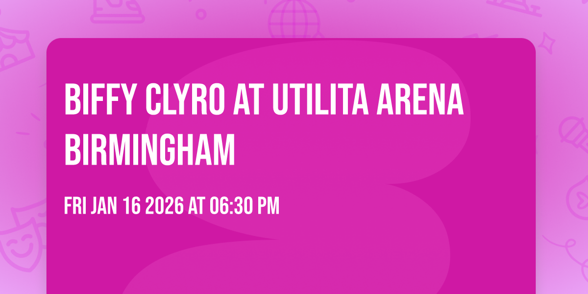 Biffy Clyro at Utilita Arena Birmingham