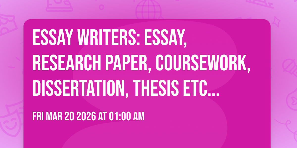 👨‍🎓📕 Essay Writers: Essay, Research Paper, Coursework, Dissertation, Thesis etc 👉 ORDER NOW!✅ 👈