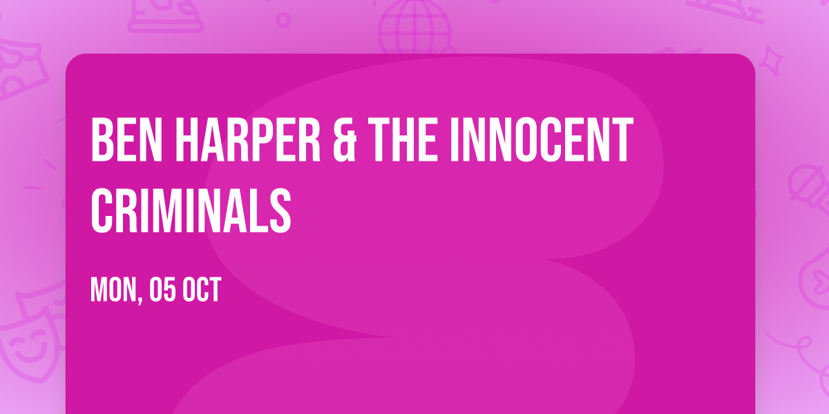 Ben Harper & the Innocent Criminals