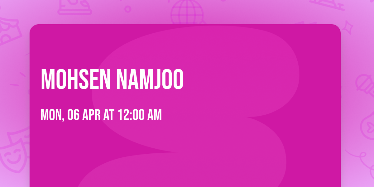 Mohsen Namjoo