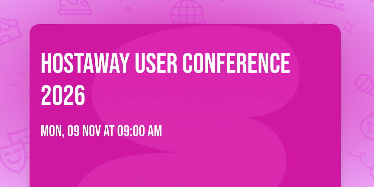 Hostaway User Conference 2026