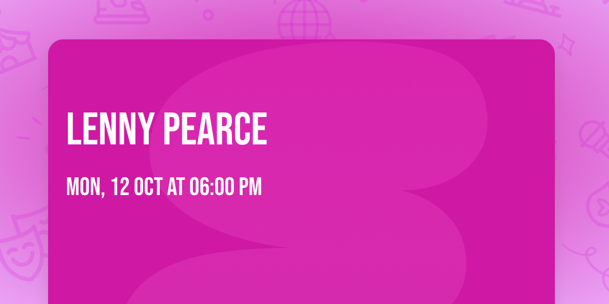Lenny Pearce