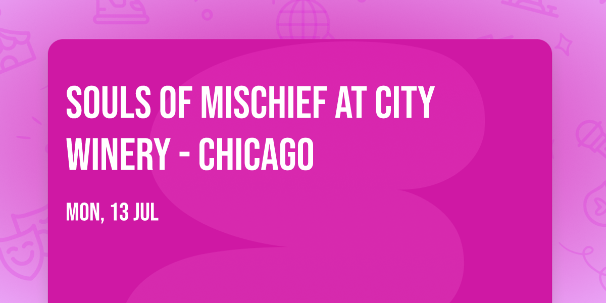 Souls of Mischief at City Winery - Chicago