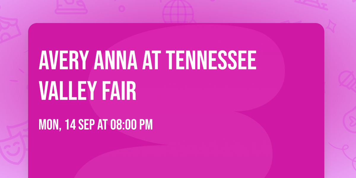 Avery Anna at Tennessee Valley Fair