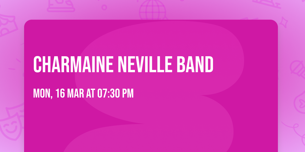 Charmaine Neville Band