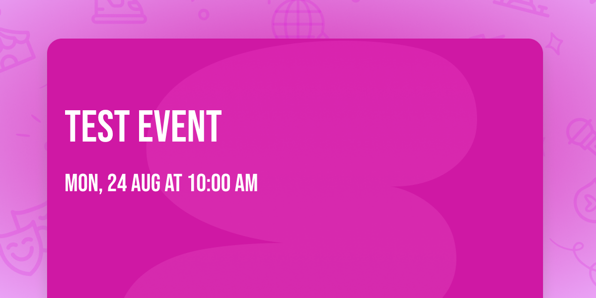 TEST Event