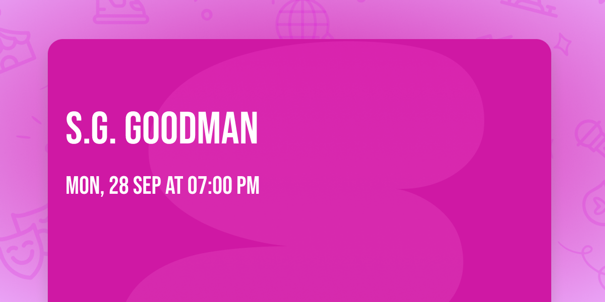 S.G. Goodman