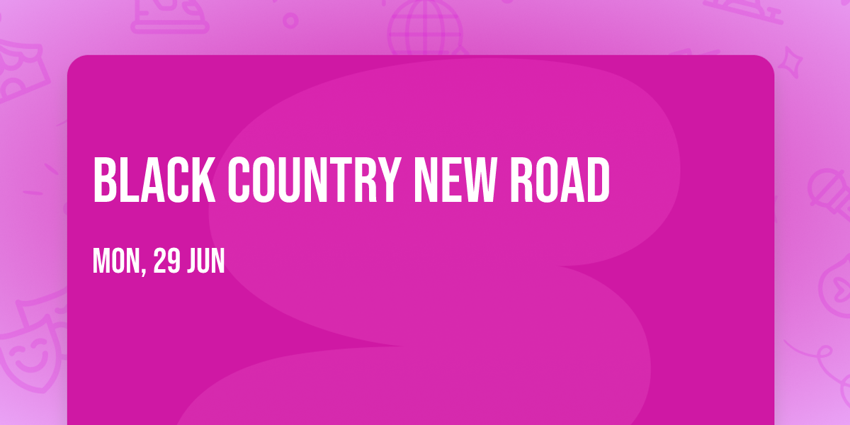 Black Country  New Road