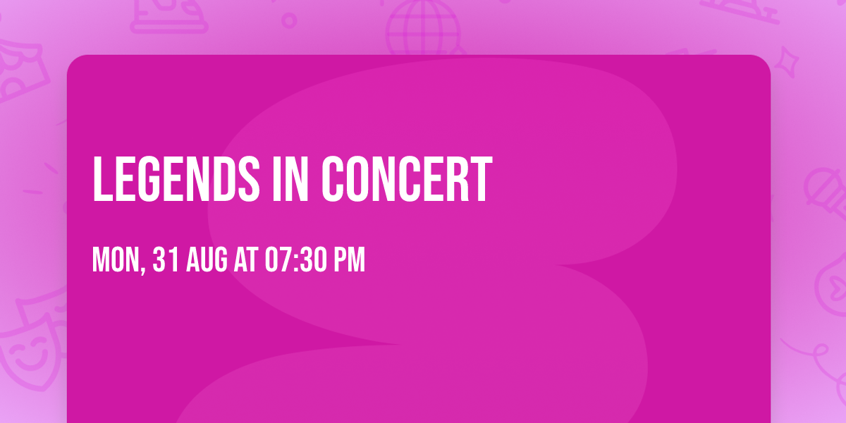 Legends in Concert
