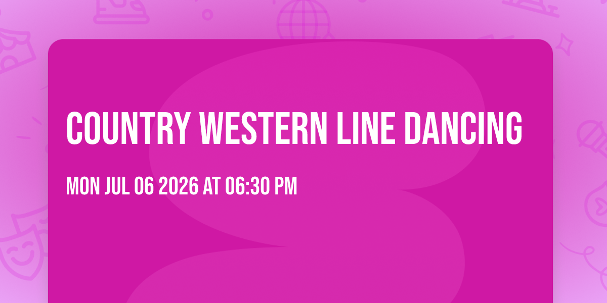 Country Western Line Dancing