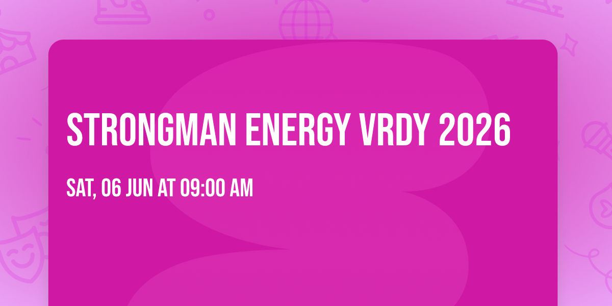 STRONGMAN ENERGY VRDY 2026