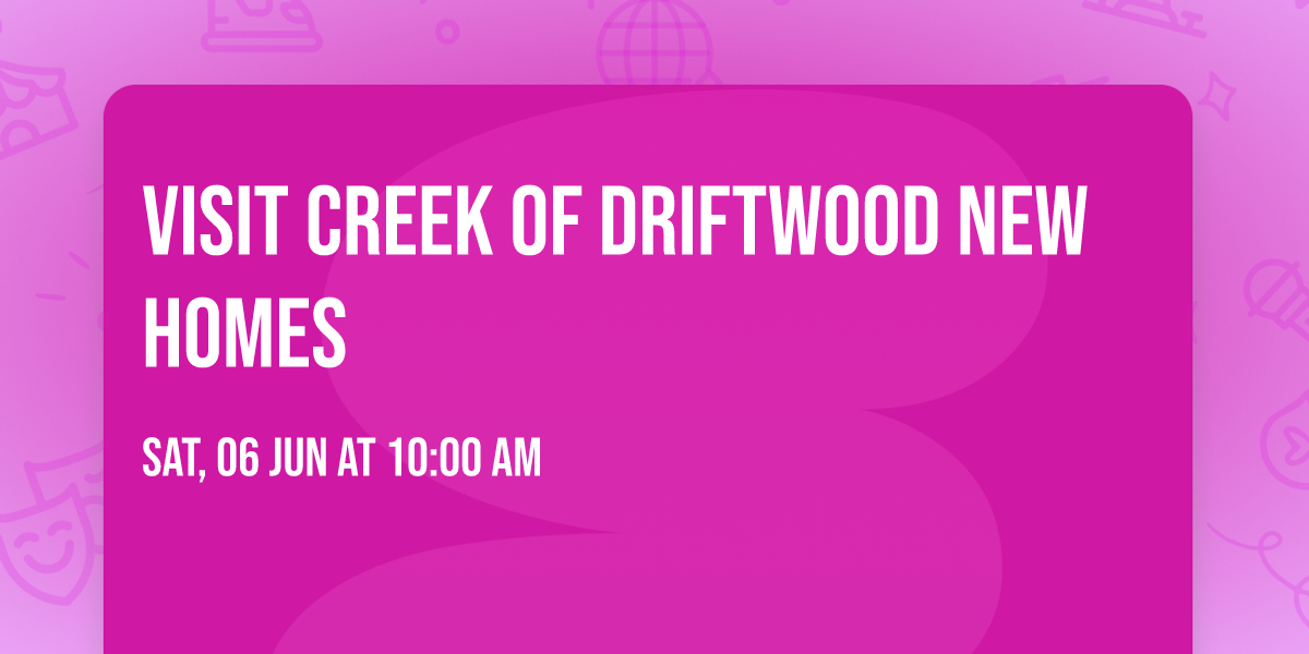 Visit Creek of Driftwood New Homes