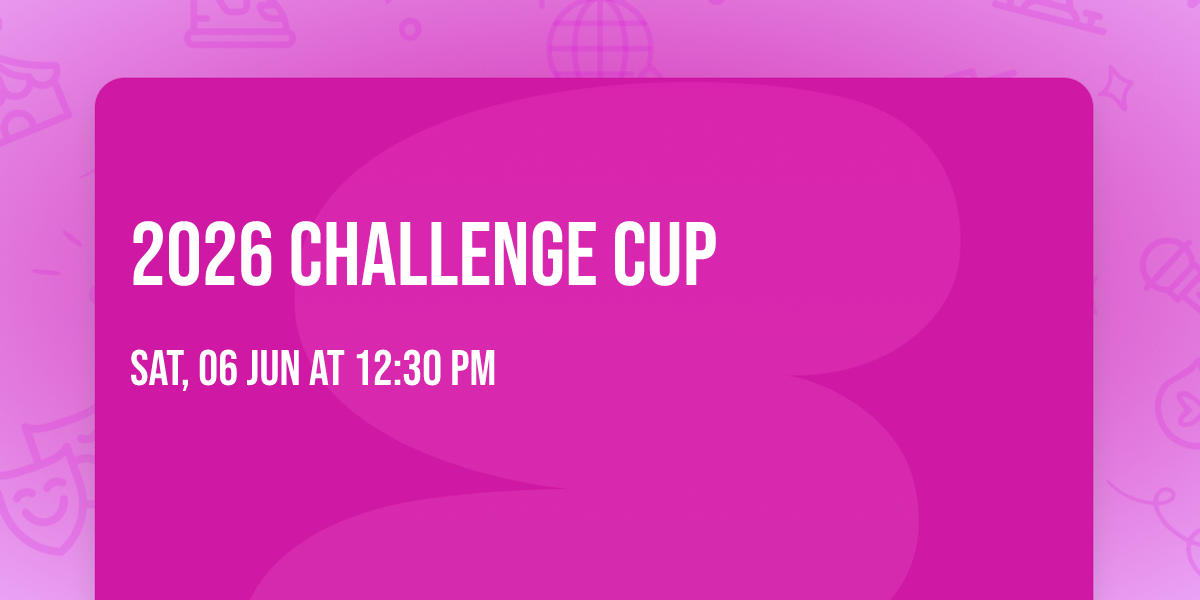 2026 Challenge Cup 
