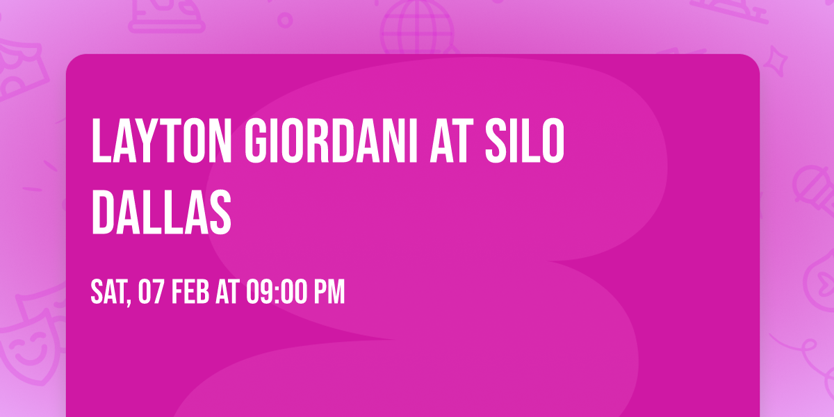 Layton Giordani at SILO Dallas