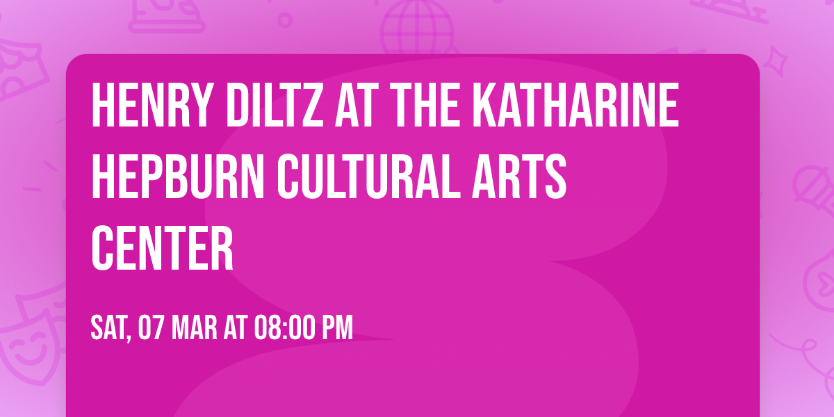 Henry Diltz at The Katharine Hepburn Cultural Arts Center